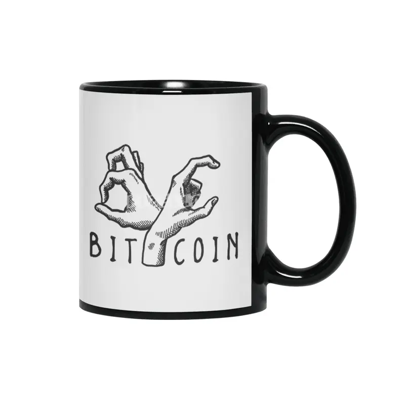 Bitcoin Crew (dark) Siyah Kupa