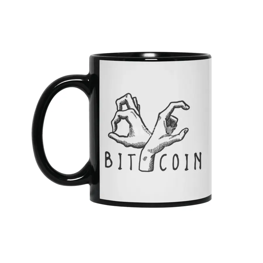 Bitcoin Crew (dark) Siyah Kupa