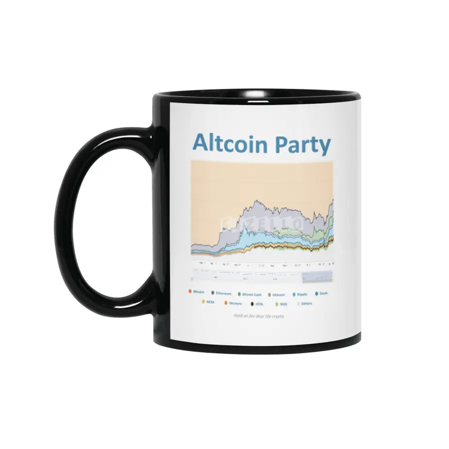 Altcoin Party Siyah Kupa
