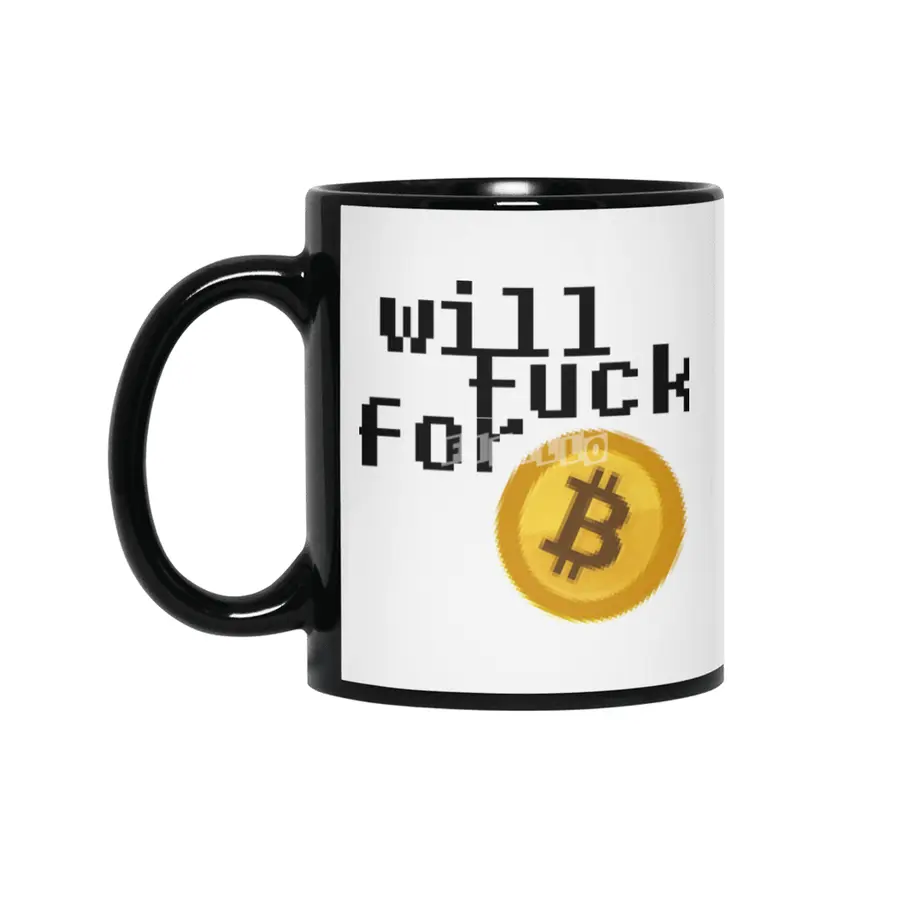 Will Fu*k For Bitcoin Siyah Kupa