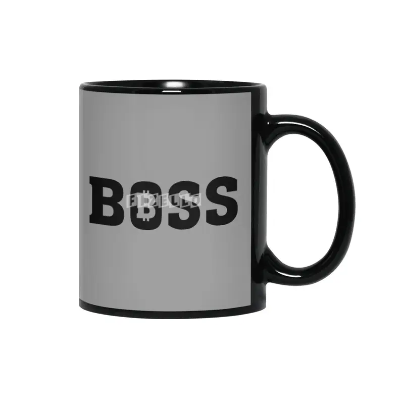 Bitcoin Boss Siyah Kupa
