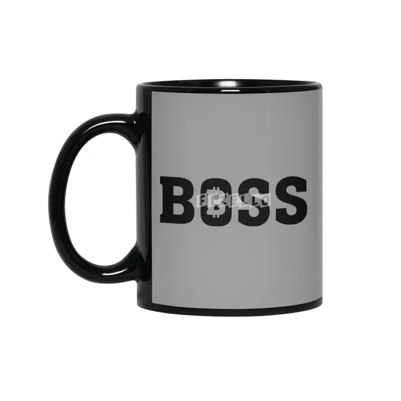 Bitcoin Boss Siyah Kupa