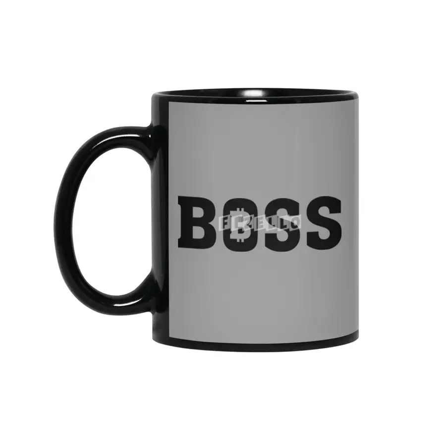 Bitcoin Boss Siyah Kupa