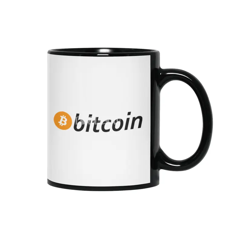 Bitcoin Art N22023 Siyah Kupa