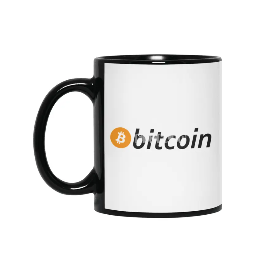 Bitcoin Art N22023 Siyah Kupa