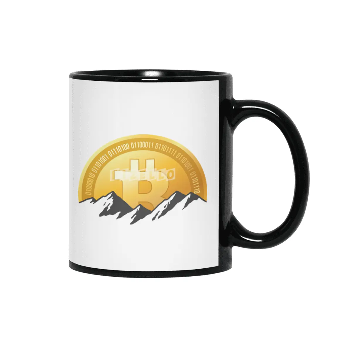 Bitcoin Horizon Siyah Kupa