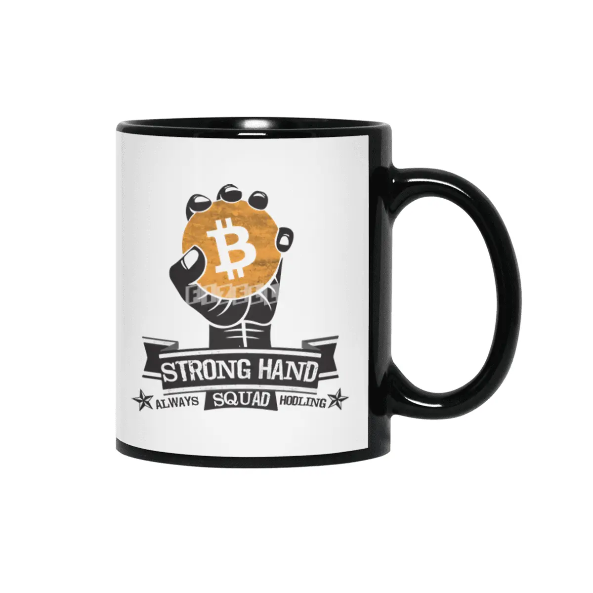 Bitcoin Strong Hand Squad (Light) Siyah Kupa