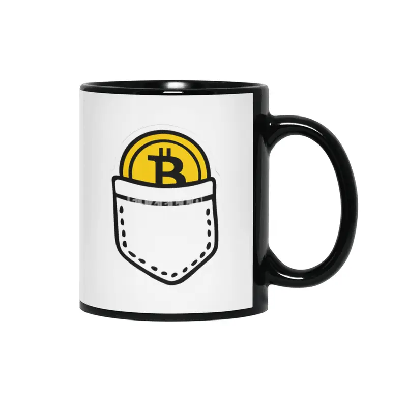 Bitcoin Burst Siyah Kupa
