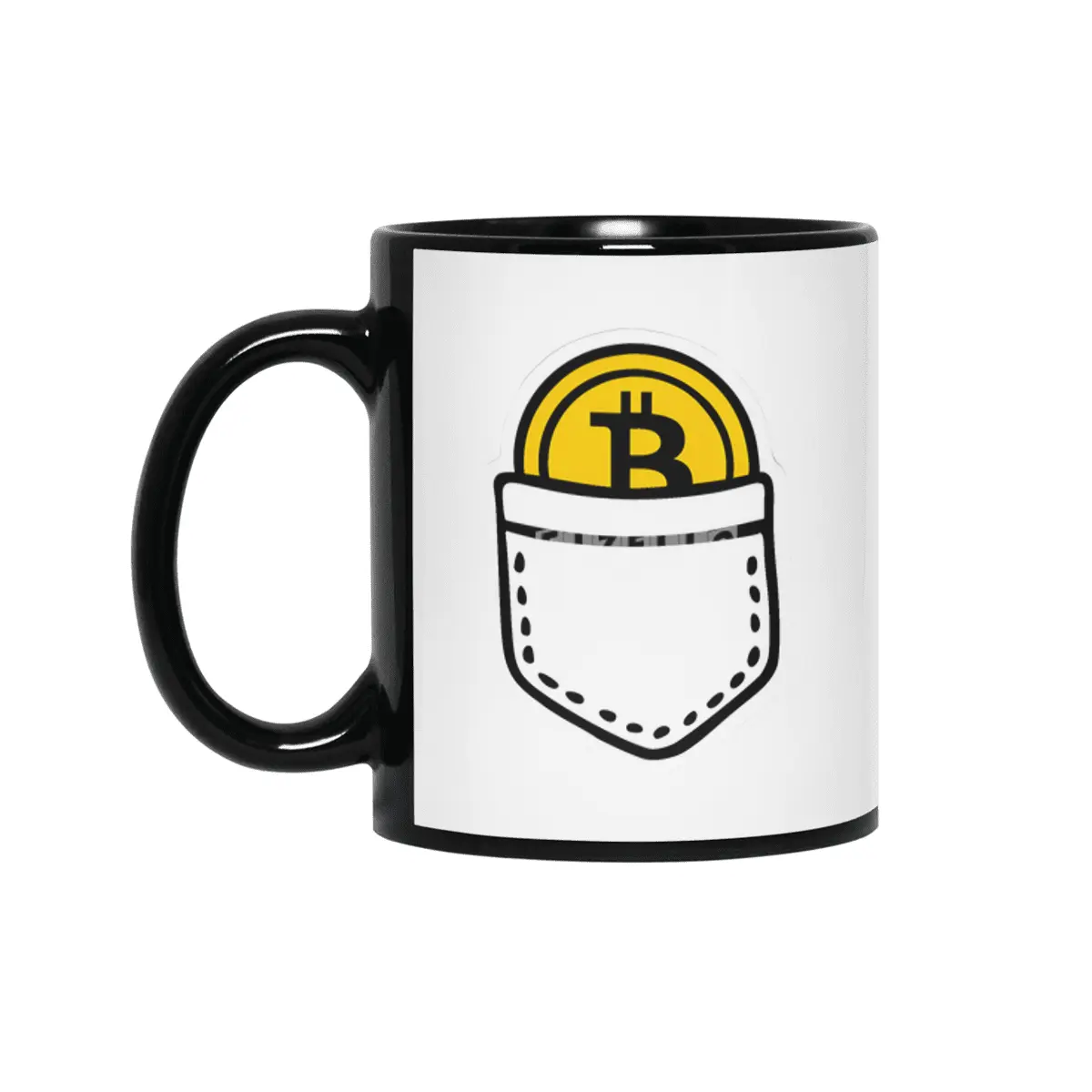 Bitcoin Burst Siyah Kupa