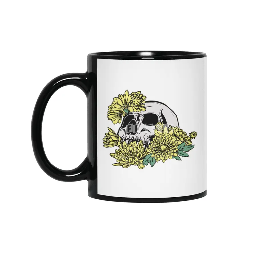 Beautiful Death Yellow Siyah Kupa