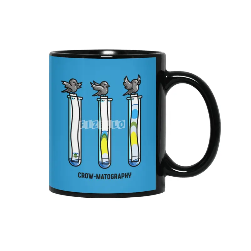 Chromatography Chemistry Pun Siyah Kupa