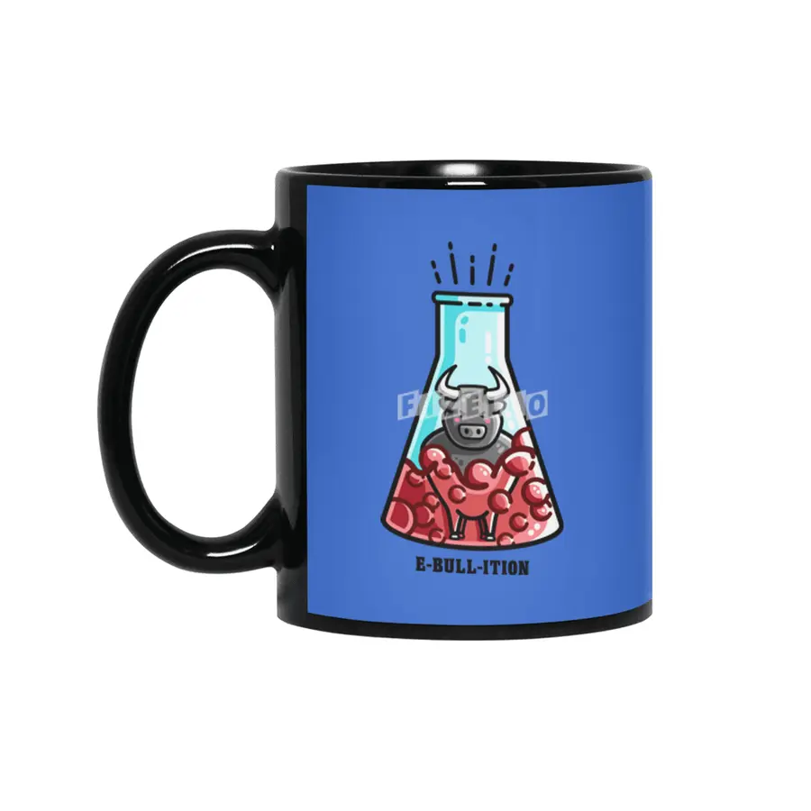 Ebullition Chemistry Pun Siyah Kupa