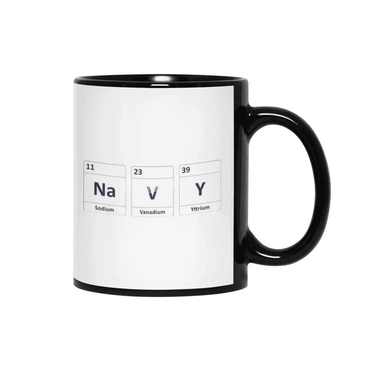 Navy Chemistry Siyah Kupa