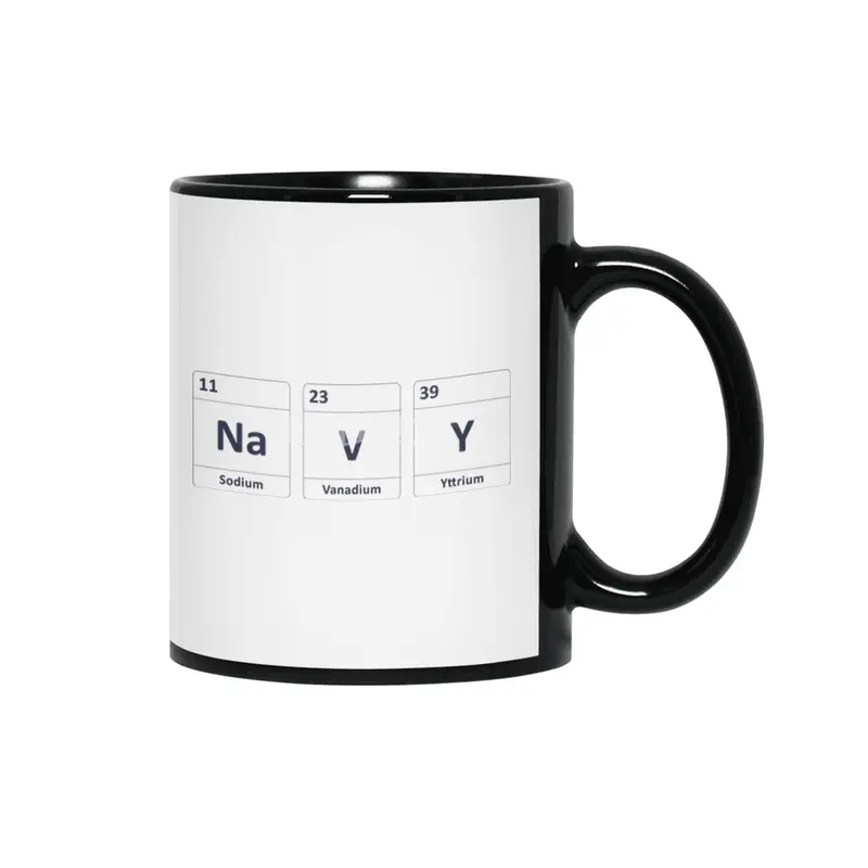 Navy Chemistry Siyah Kupa