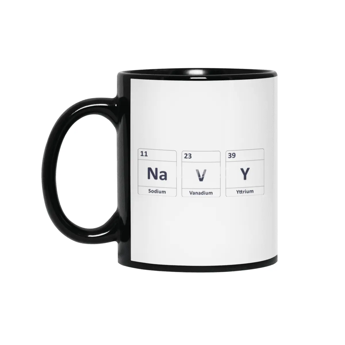 Navy Chemistry Siyah Kupa