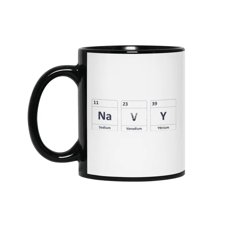 Navy Chemistry Siyah Kupa