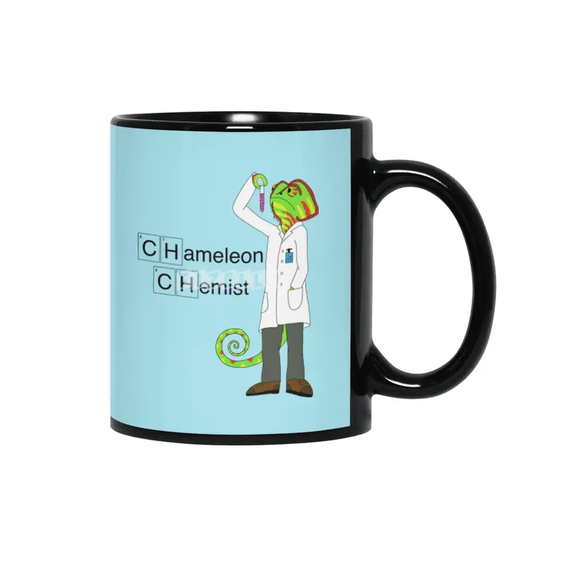 Chameleon Chemist Siyah Kupa