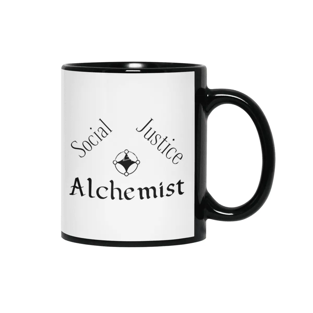 Social Justice Alchemist - Black Siyah Kupa