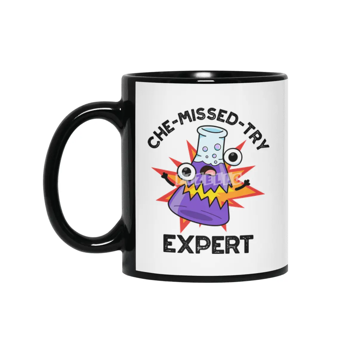 Che-missed-Try Funny Science Chemistry Pun Siyah Kupa