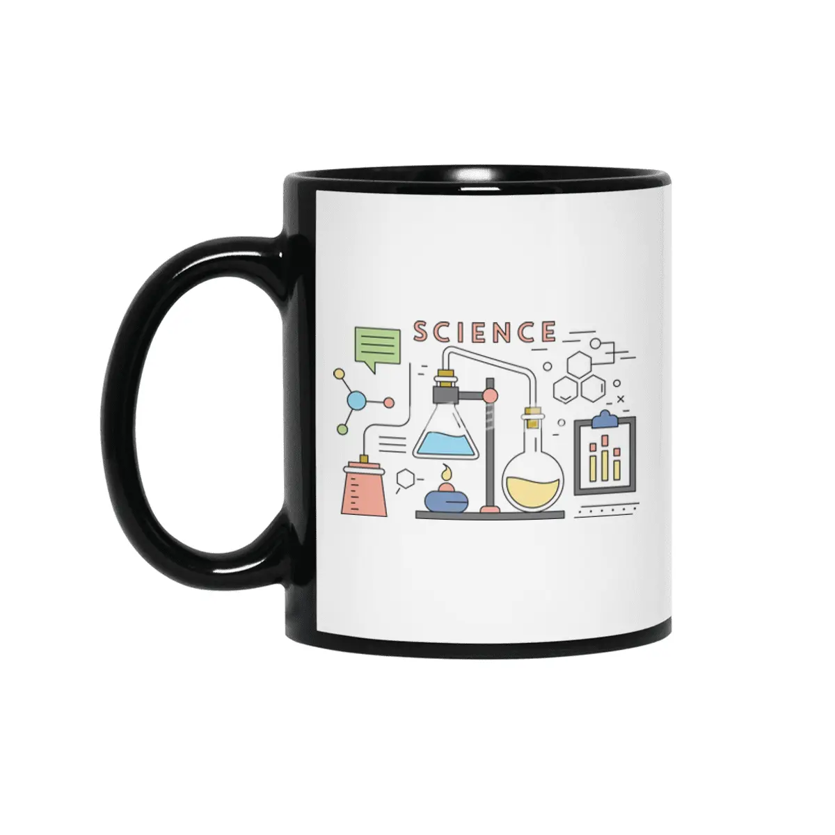 Science Chemistry Student Physics Shirt Siyah Kupa