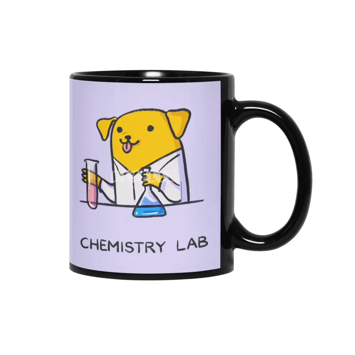 Chemistry Lab Siyah Kupa