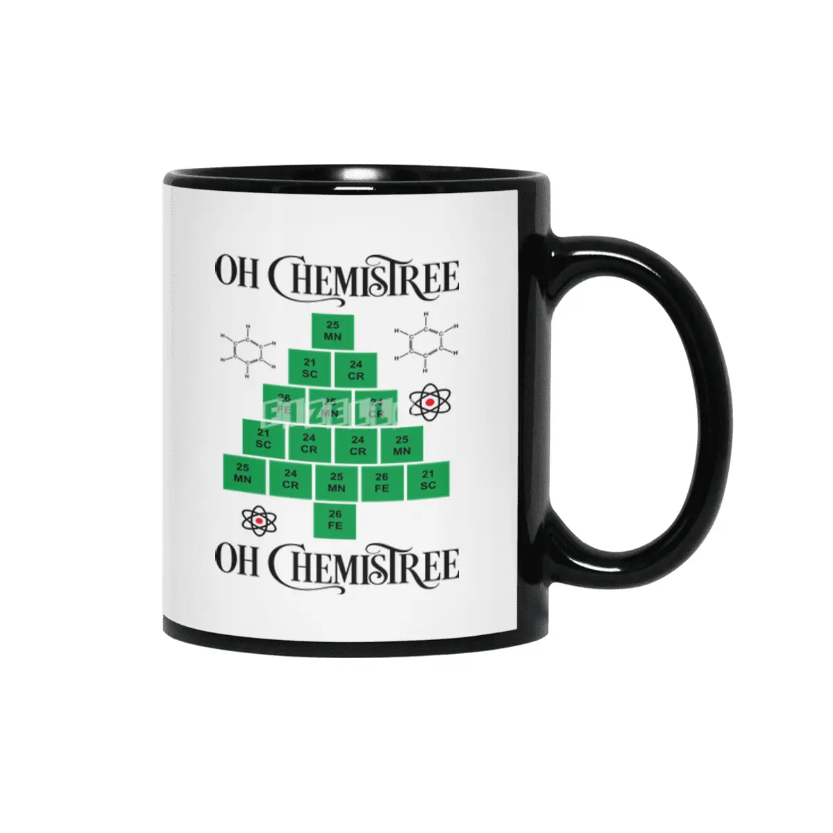Chemistry Ugy Christmas Sweater Siyah Kupa