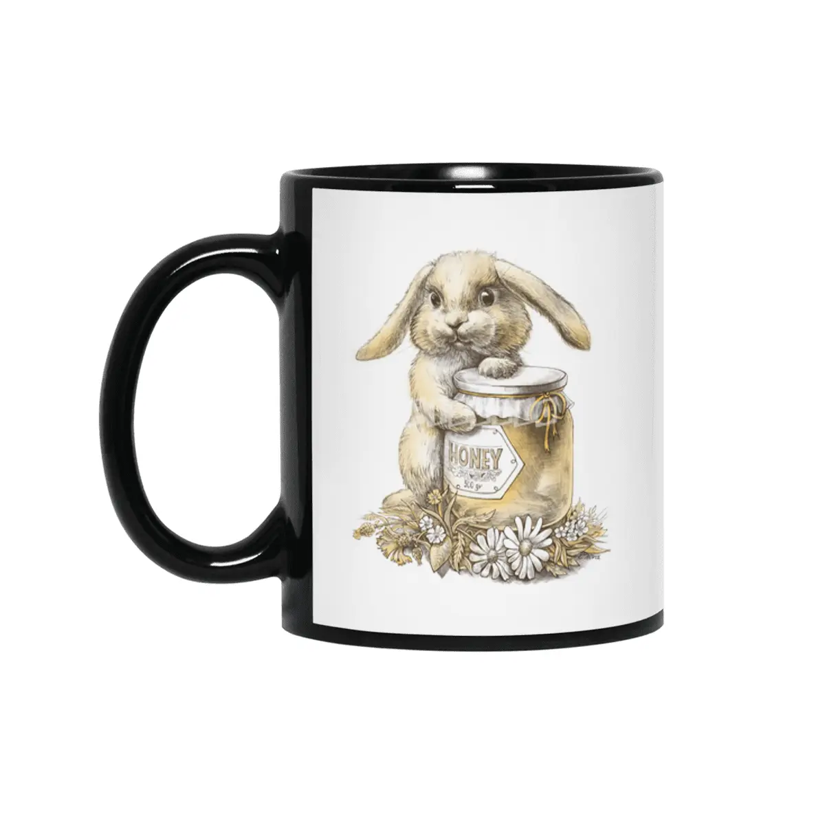 Honey bunny Siyah Kupa