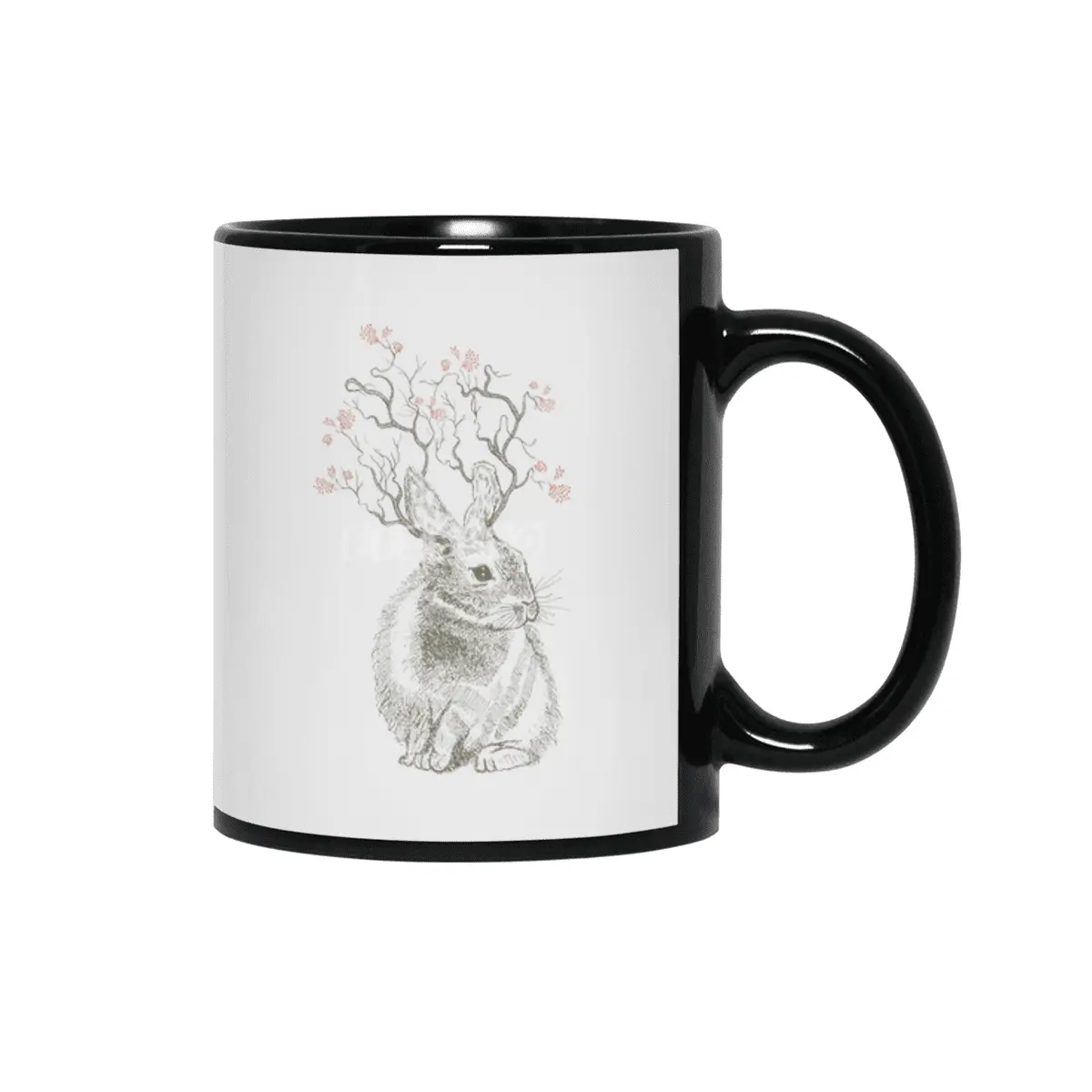 Forest Bunny Siyah Kupa