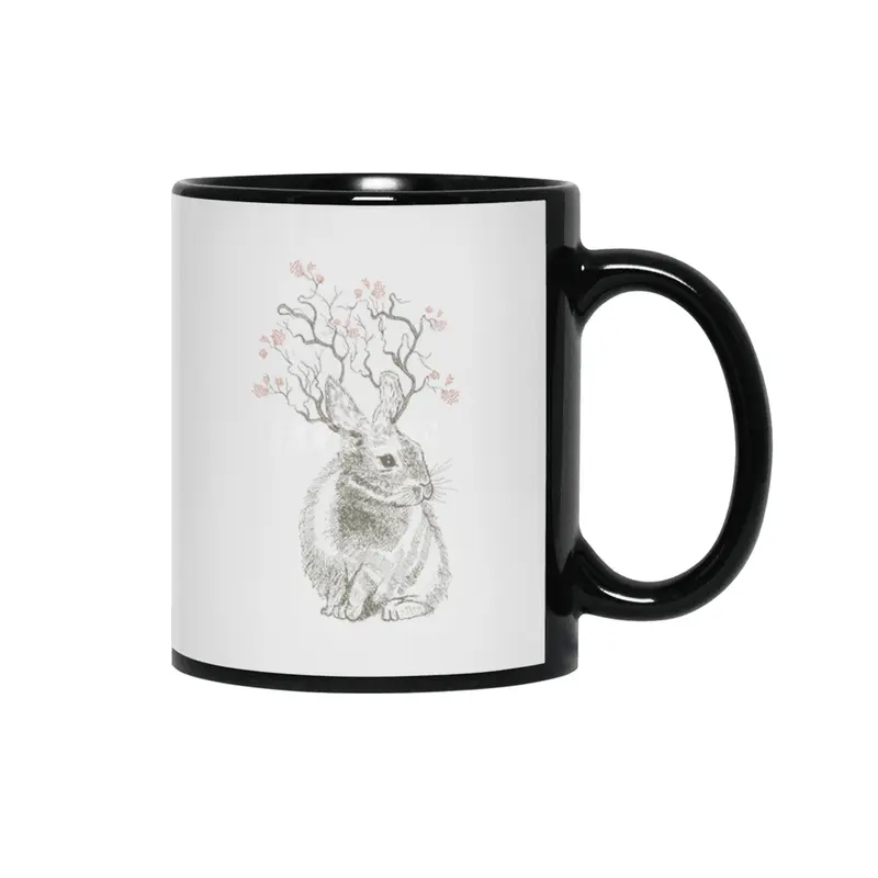 Forest Bunny Siyah Kupa
