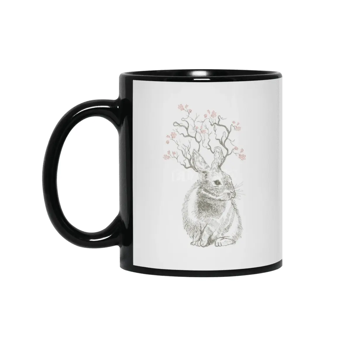 Forest Bunny Siyah Kupa