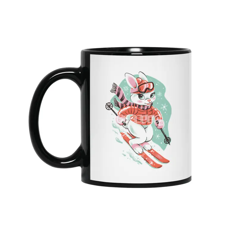 Ski Bunny Siyah Kupa