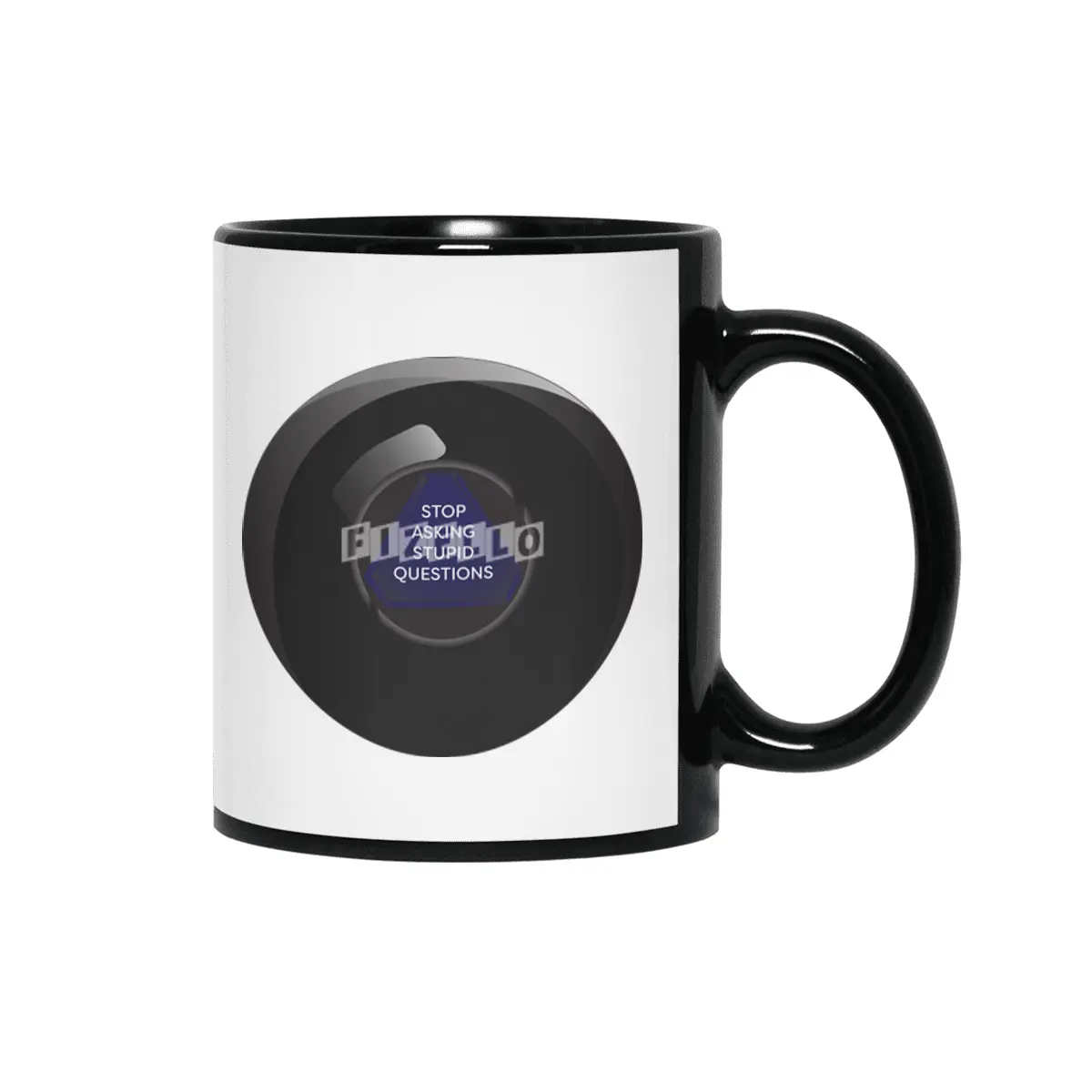 Sarcastic Magic 8 Ball Siyah Kupa