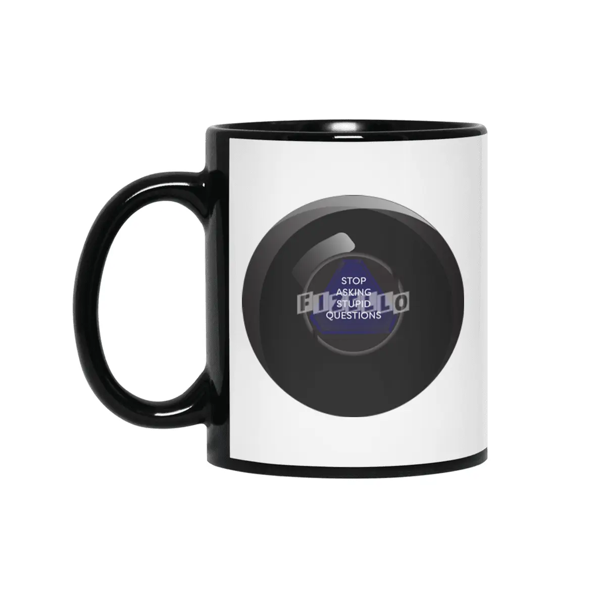 Sarcastic Magic 8 Ball Siyah Kupa