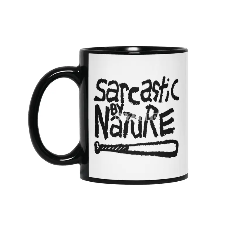 Sarcastic By Nature Siyah Kupa