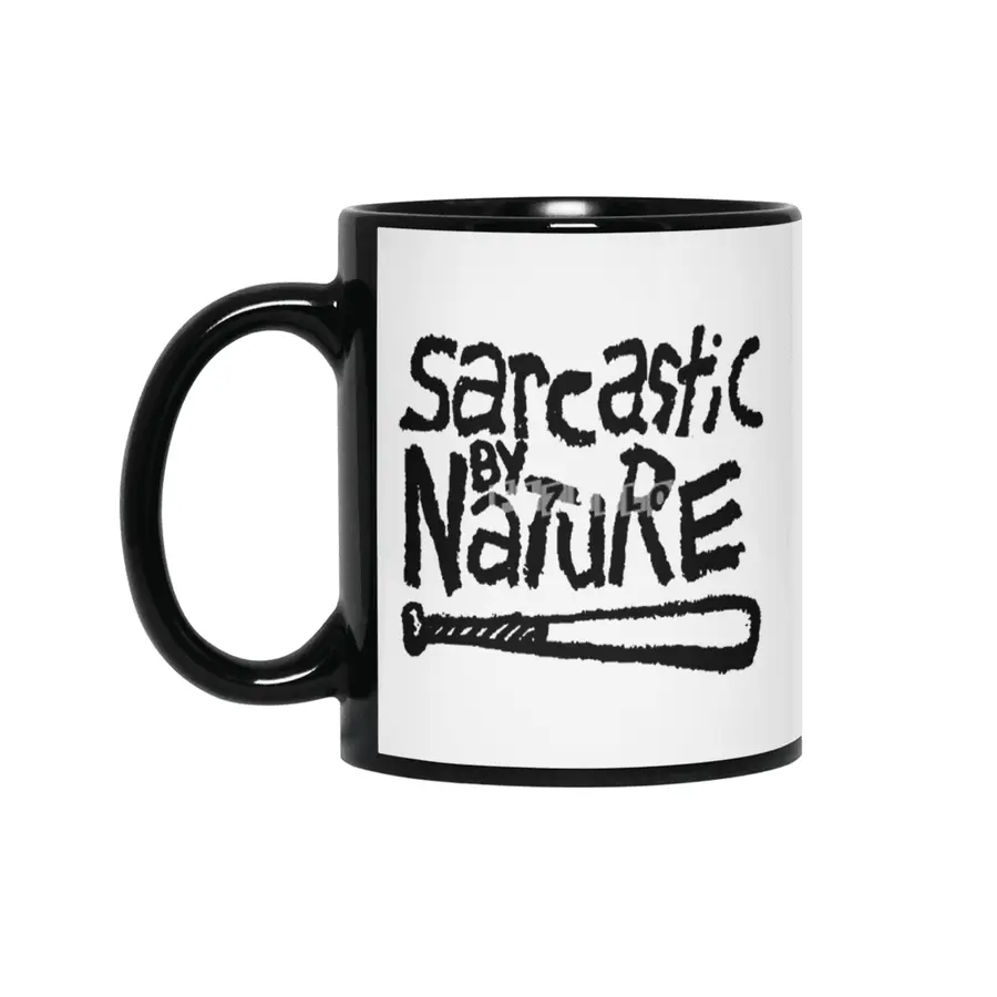 Sarcastic By Nature Siyah Kupa