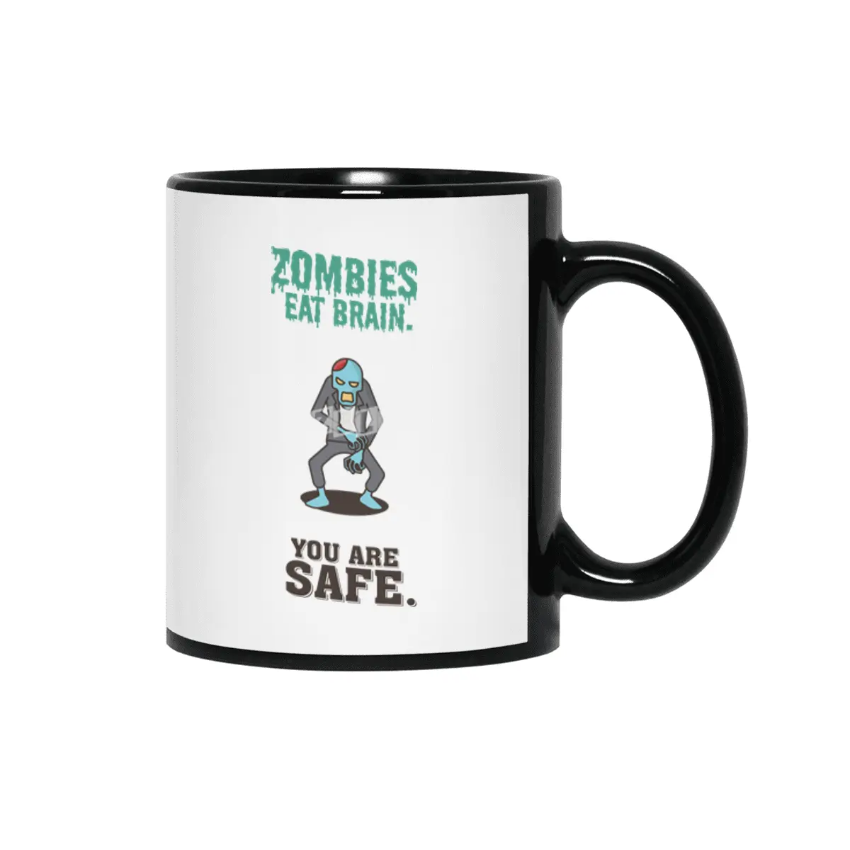 Sarcastic Zombies Quotes Funny Humor Siyah Kupa