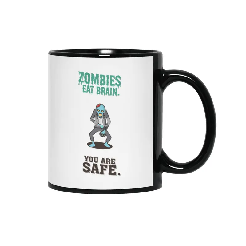 Sarcastic Zombies Quotes Funny Humor Siyah Kupa