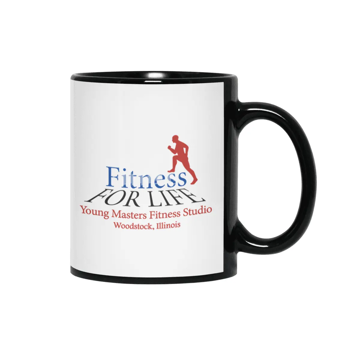 Fitness Logo for light colored Siyah Kupa