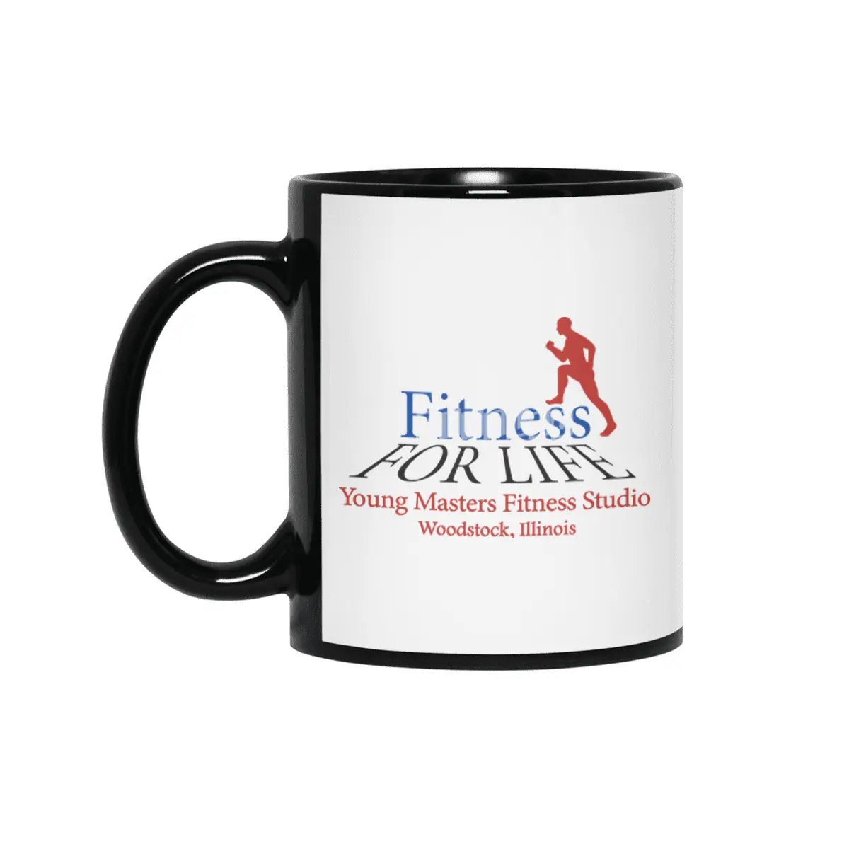 Fitness Logo for light colored Siyah Kupa