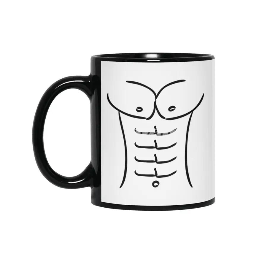 Fitness and bodybuilding design for various products. Siyah Kupa