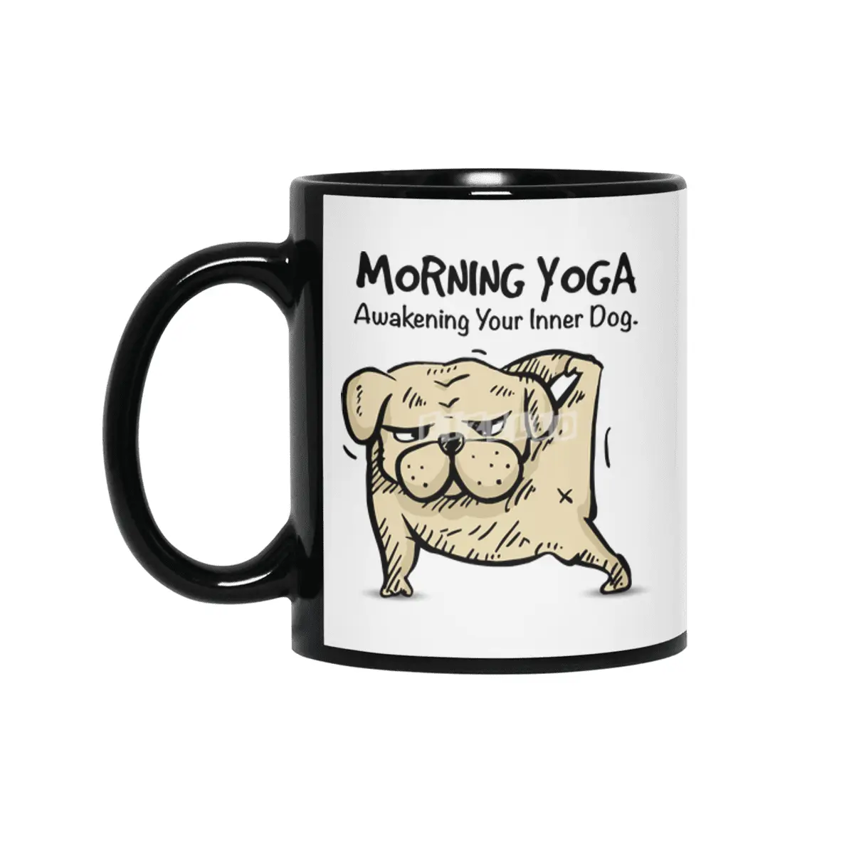 Morning Yoga Siyah Kupa