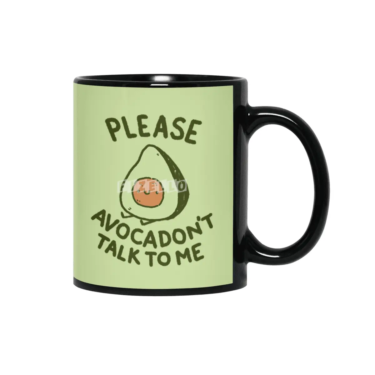 Avocadon't Siyah Kupa