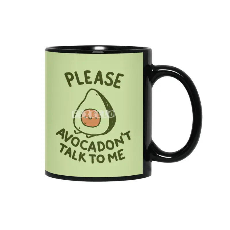 Avocadon't Siyah Kupa