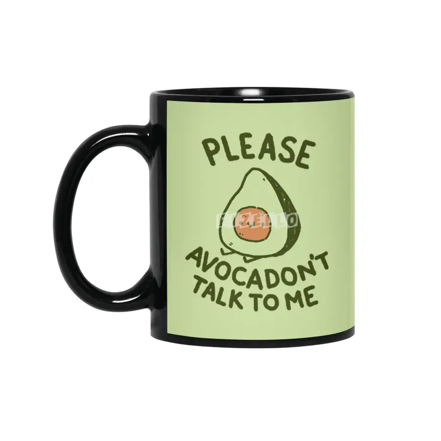 Avocadon't Siyah Kupa