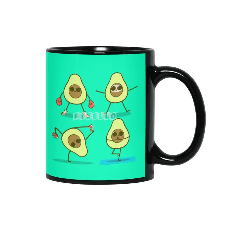 Avocado way of life Siyah Kupa