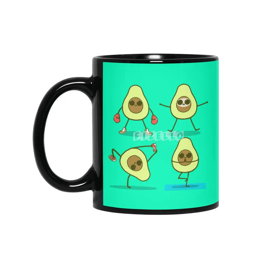 Avocado way of life Siyah Kupa