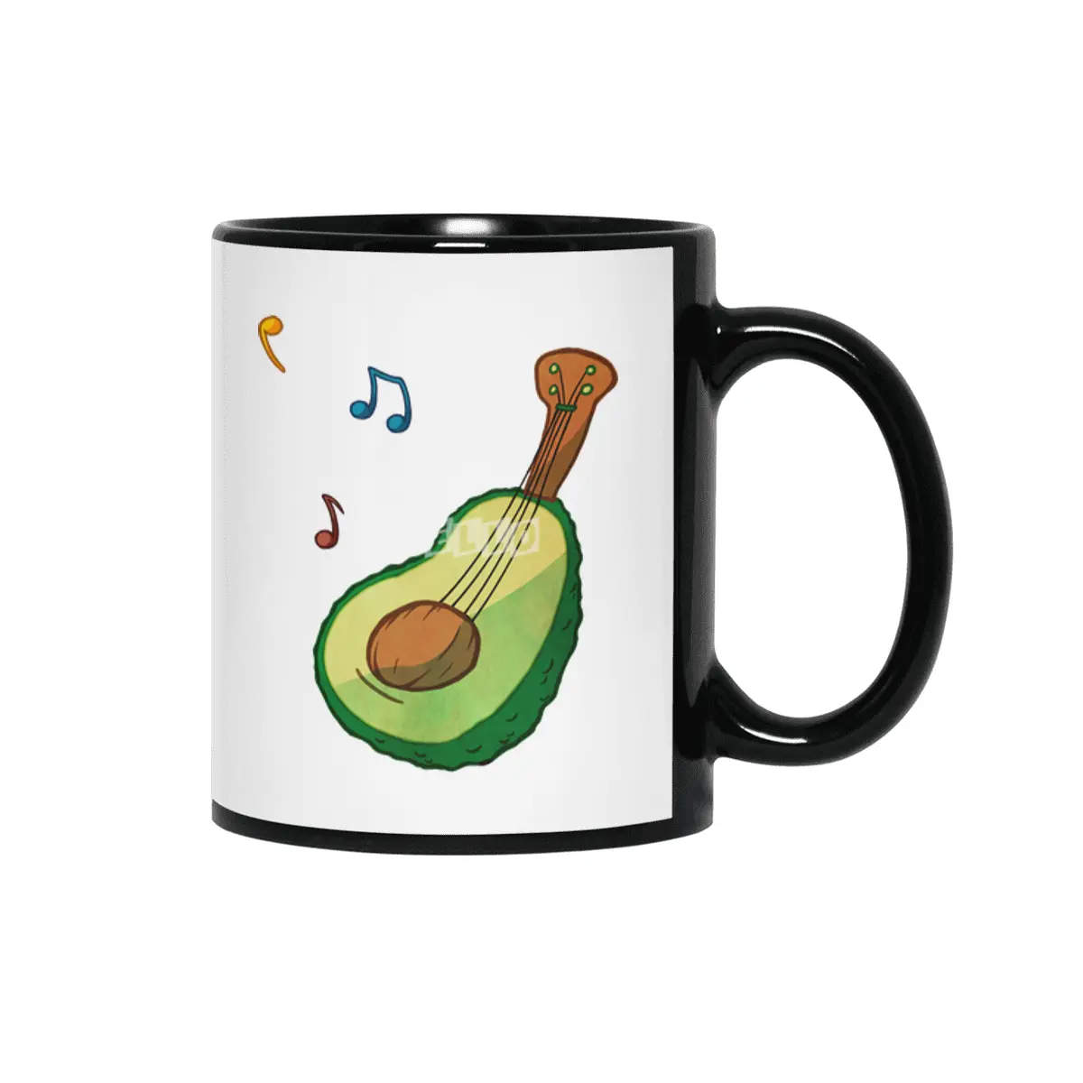 Avocado Guitar Siyah Kupa