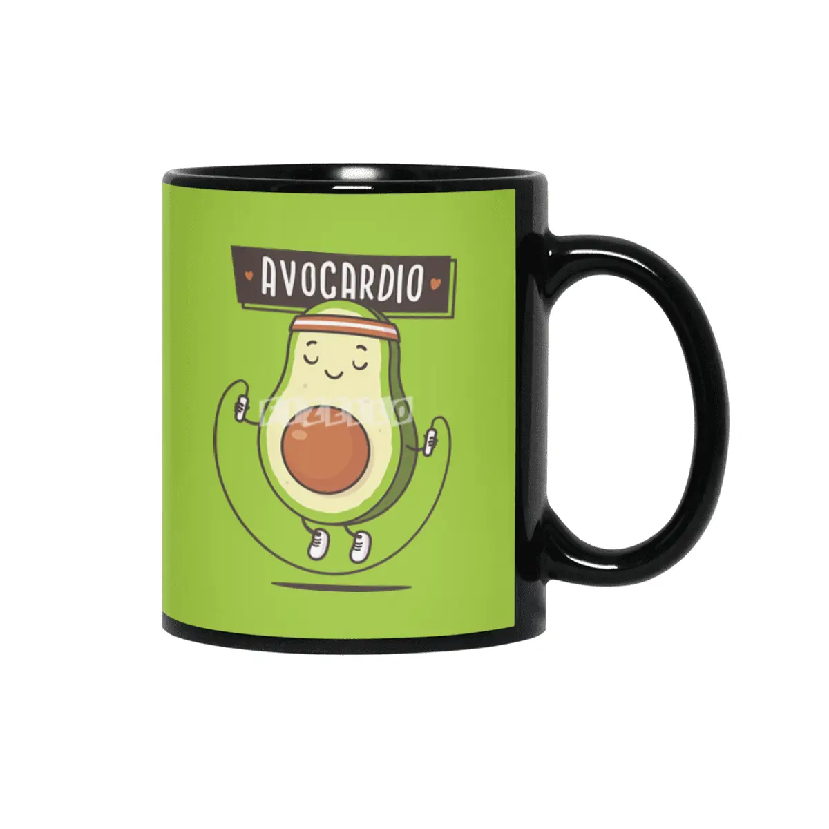 Avo Cardio - Avocado Workout Siyah Kupa