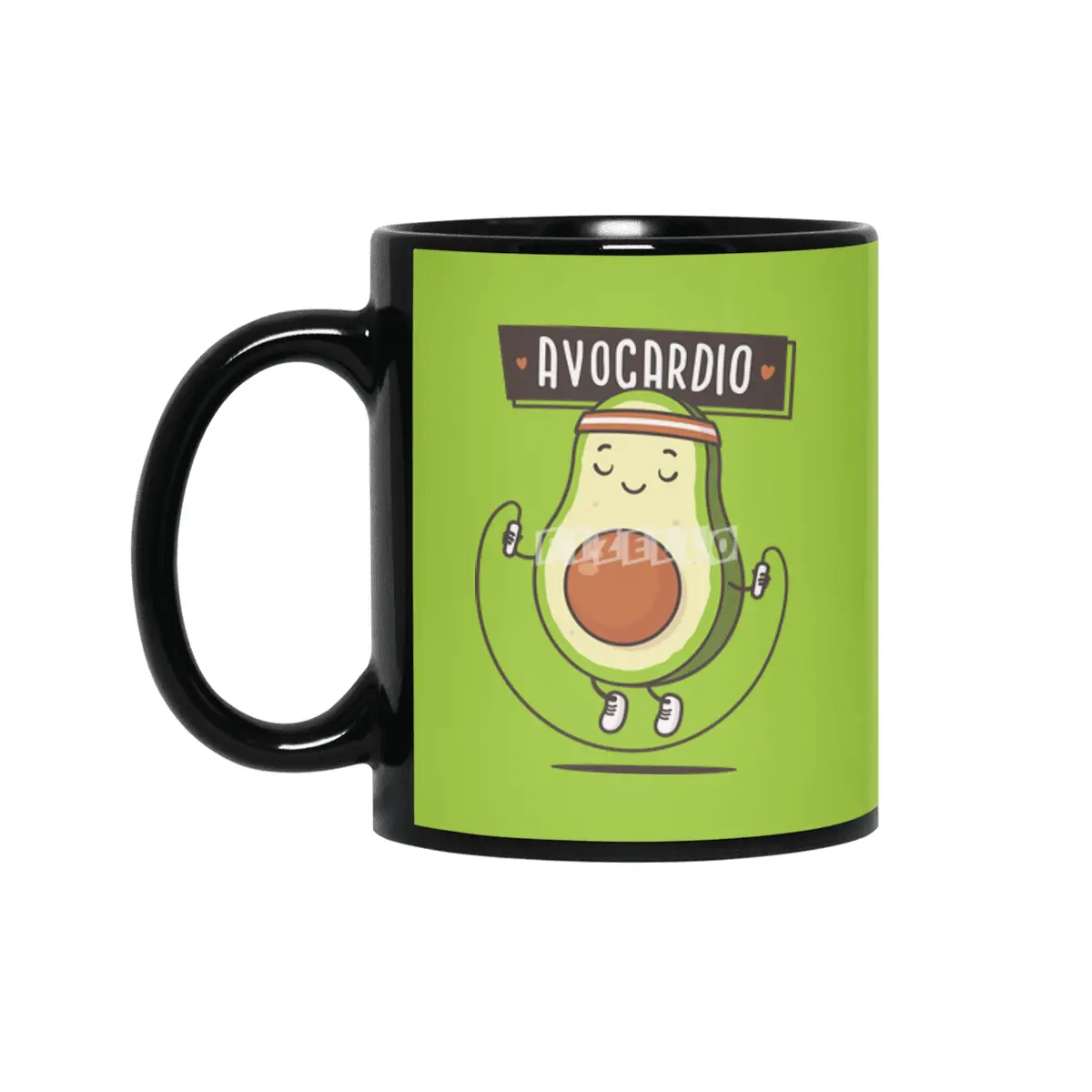 Avo Cardio - Avocado Workout Siyah Kupa