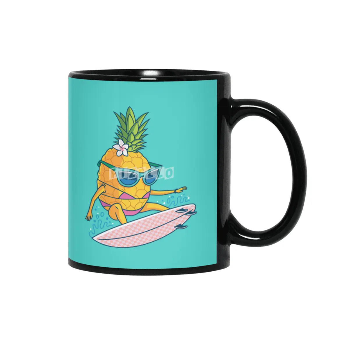 Pointy Break Pineapple Siyah Kupa